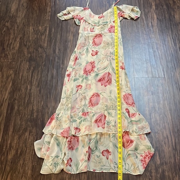 Reformation Odessa off the shoulder Dress "Botany" Floral 2 - Picture 9 of 15